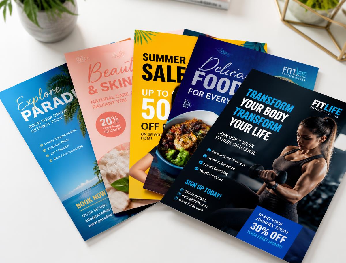 Flyers & Leaflets printed by Grafopress in Limassol